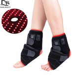 LED Red Light Therapy Ankle Massager 660 850nm Infrared Phototherapy Foot Massager Wound Healing Fade Wrinkle Scar Massage Brace