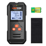 LOMVUM Metal Detector Backlit Black AC Wood Stud Finder Cable Wires Depth Tracker Undeground Sturs Wall Scanner LCD HD Display