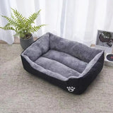 Large Pet Cat and Dog Bed Warm Comfortable Dog House Soft Wool Nest Dog Basket Mat Autumn and Winter Waterproof Cat Bed