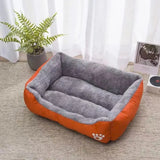 Large Pet Cat and Dog Bed Warm Comfortable Dog House Soft Wool Nest Dog Basket Mat Autumn and Winter Waterproof Cat Bed