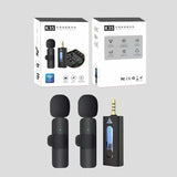 Lavalier Microphone 3.5-hole Live Streaming Wireless Microphone Automatic Noise Reduction Short Video Recording Microphone
