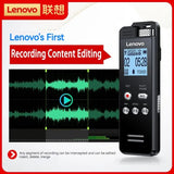 Lenovo Multifunction Audio Voice Recorder Professional Lossless Sound Dictaphone Recording Pen Noise Reductio MP3 Player