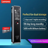 Lenovo Original Digital Audio Voice Recorder Professional Mini Recording Pen Noise Reduction MP3 Player One-key Recording