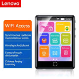 Lenovo WiFi Portable Mini MP3 Music Players Mp4 Supports Walkman Builtin Speaker HiFi HD Recording Alarm Clock Video Playbac