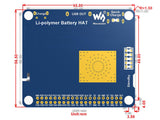 Raspberry Pi 4B/Zero W UPS Power Board - 3000mAh Li-ion Battery with Bidirectional Fast Charging (QC3.0)