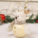 Light Up Christmas Doll Stuffed Christmas Doll With Glowing Lights Household Desktop Ornaments For Study Room Children's Room