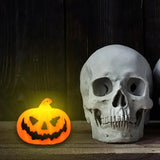 Light Up Pumpkin Decoration Scary Jack-O-Lantern For Halloween Seasonal Dcoration Pumpkin Figurine For Courtyard Porch Display