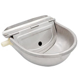 Livestock Cattle Horse Waterer Automatic Drinker Bowls Stainless Steel Drinking Bowl Float Outlet Cattle Dog  Sheep Pig Feeder