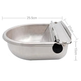 Livestock Cattle Horse Waterer Automatic Drinker Bowls Stainless Steel Drinking Bowl Float Outlet Cattle Dog  Sheep Pig Feeder