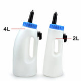 Livestock Cow Calf Milk Feeding Bottle 2L/4L Replacement Rearing Drinker Nipple Feeding Bottle Holders Bucket