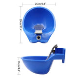 Livestock Sheep Goat Drinker Bowl Stainless Steel Valve Water Fountain Cattle Sheep Dog Feeding Equipments Farm Animals Supplis