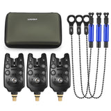 Lixada Fishing Bite Alarms Chain Alert Swinger Set Digital Fishing Alarm LED Alarm Indicator Alert Fishing Swinger Tackle Tools