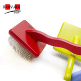 Log flat needle comb, large, fluffy and fluffy, professional hairdresser comb in Pet store