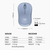 Logitech M221 Silent Wireless Mouse Office Laptop Desktop Computer