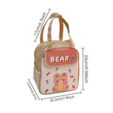 Lunch Box Cooler Food Storage Sack Tote Box High Capacity Waterproof Portable Thermal Cooler Sack Food Handbags Case For Outdoor