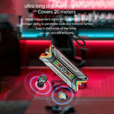 M48 Bluetooth Space Capsule True Wireless Digital Display Gaming Mech Delay Binaural Magnetic Absorber