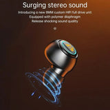 M48 Bluetooth Space Capsule True Wireless Digital Display Gaming Mech Delay Binaural Magnetic Absorber