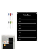 Magnetic Note Board Acrylic Whiteboard Note For Plan Portable Magnetic Refrigerator Dry Erase Board Calendar For Wall School