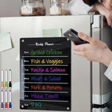 Magnetic Note Board Acrylic Whiteboard Note For Plan Portable Magnetic Refrigerator Dry Erase Board Calendar For Wall School
