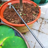 Manual Weeders Ergonomic Handle 4 Teeth Grass Puller Gardening Hand Tools For Removing Deep-Rooted Grass For Terrace Park Garden
