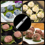 Meatballs Maker Sturdy Steel Washable Spoon Scoop Kitchen Utensils For Home Cooking For Fish Balls Shrimp Balls Rice Balls Beef