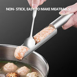 Meatballs Maker Sturdy Steel Washable Spoon Scoop Kitchen Utensils For Home Cooking For Fish Balls Shrimp Balls Rice Balls Beef