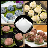 Meatballs Maker Sturdy Steel Washable Spoon Scoop Kitchen Utensils For Home Cooking For Fish Balls Shrimp Balls Rice Balls Beef