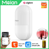 Meian Tuya Zigbee Human Motion Sensor Smart Home PIR Motion Sensor Detector Alarm Security Smart Life Works With ZigBee Gateway