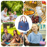 Men And Women New Print Portable Handheld Tote Bag Practical Thickened Aluminum Foil Insulation Waterproof Lunch Box Bag