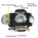 Men Women Fitness Training Dry Wet Gym Bags Waterproof Travel Shoulder Bag Outdoor Sac De Sport Handbag 40L Large Capacity