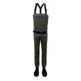 Men's Waterproof Breathable Fly Fishing Waders Anatomically Engineered Neoprene Stockingfeet With Anti-microbial Finish
