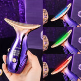 Microcurrent RF Neck Face Beauty Instrument Facial Lifting Machine EMS Face Massager Anti Wrinkle Skin Tighten Sagging Skin Care