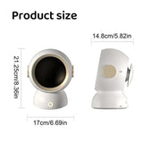 Mini Desk Heater Astronaut Shape Space Heater For Desk 1200W High Power Small Personal Heater With Thermostat Quick Heat