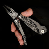 Mini Multi Tool Plier Folding Knife Survival Multitools Camping Outdoor EDC Tools Fishing Multifunctional Fold Pliers