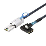 Mini SAS SFF-8087 Left Bend To SFF-8088 High-speed 6G Server External Cable