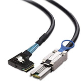 Mini SAS SFF-8087 Left Bend To SFF-8088 High-speed 6G Server External Cable