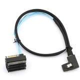 Mini SAS SFF-8087 Right-angled To SAS SFF-8482 Two-in-one High-speed Server Cable
