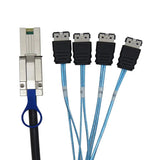 Mini Sas 26P SFF 8088 TO 4* E SATA 7P Data Transmission HD Cable