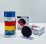Mini Speaker Aluminum Alloy Bluetooth Small Stereo Steel Cannon Portable Dustproof IPX4 Waterproof Outdoor Desktop Sport Fitness