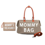 Mommy Bag, Hospital Bag for Labor and Delivery, Large Diaper Bag for Mom Travel, Waterproof Baby Bag with Pouches and Straps