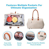 Mommy Bag, Hospital Bag for Labor and Delivery, Large Diaper Bag for Mom Travel, Waterproof Baby Bag with Pouches and Straps