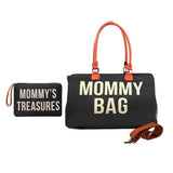 Mommy Bag, Hospital Bag for Labor and Delivery, Large Diaper Bag for Mom Travel, Waterproof Baby Bag with Pouches and Straps