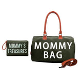 Mommy Bag, Hospital Bag for Labor and Delivery, Large Diaper Bag for Mom Travel, Waterproof Baby Bag with Pouches and Straps