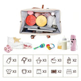 Mommy Bag, Hospital Bag for Labor and Delivery, Large Diaper Bag for Mom Travel, Waterproof Baby Bag with Pouches and Straps