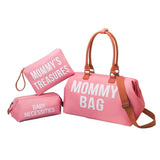 Mommy Bag, Hospital Bag for Labor and Delivery, Large Diaper Bag for Mom Travel, Waterproof Baby Bag with Pouches and Straps