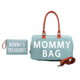 Mommy Bag, Hospital Bag for Labor and Delivery, Large Diaper Bag for Mom Travel, Waterproof Baby Bag with Pouches and Straps