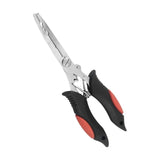 Multi-functional Luya Pliers Stainless Steel Fishing Pliers Fishing Accessories Fish Mouth Pliers Hook with Rubber Handle