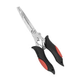 Multi-functional Luya Pliers Stainless Steel Fishing Pliers Fishing Accessories Fish Mouth Pliers Hook with Rubber Handle