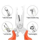 Multifunction Fishing Pliers Hook Picker Lost Rope Hanging Buckle Fishing Scissors Small Lure Fishing Supplies Tool Accessories