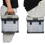 Multifunctional Fishing Tackle Box 4 Tiers Portable Lure Storage Case Tool Box Used As Fishing Kit Bench Hooks Baits Organizer